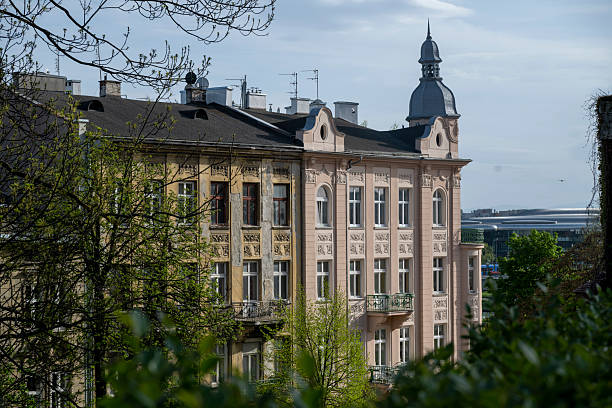 istock Old town city skyline, daytime view, Krakow 2214451785
