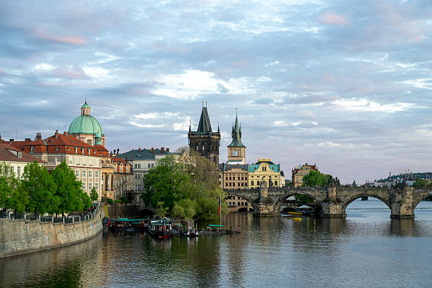 View of Strahov Monastery from the Ke Hradu street, Prague
