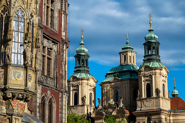 Old cathedral and buildings, old town, Prague