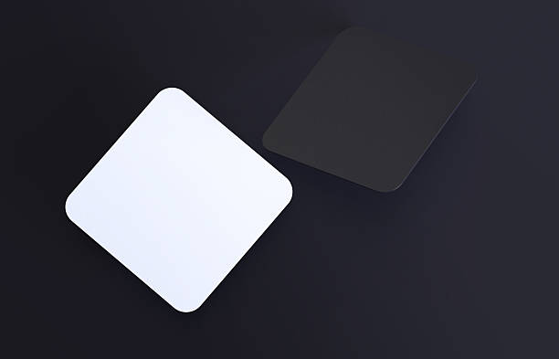istock New blank paper coasters black and white 2214464753
