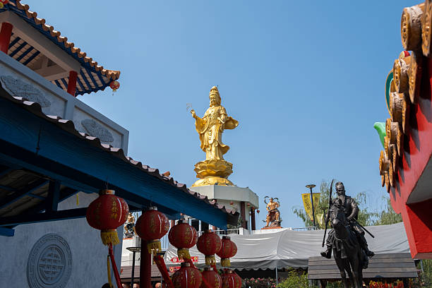 istock Golden Guanyin Statue, Thailand 2214476313