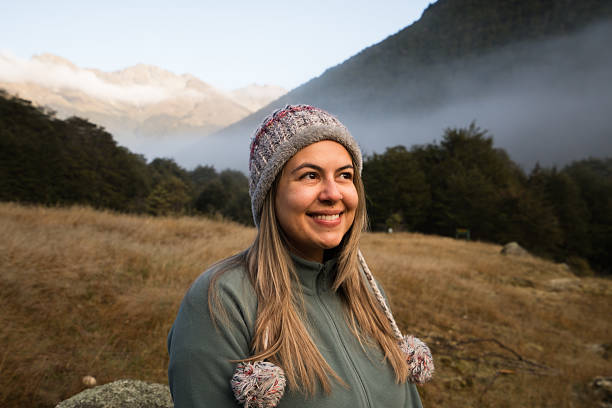 istock Woman radiating joy in the wild. 2214478112