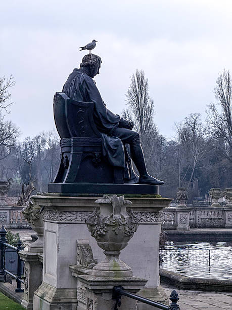 Jenner statue Sculpted in 1858 by William Calder Marshall, in Kensington Gardens London