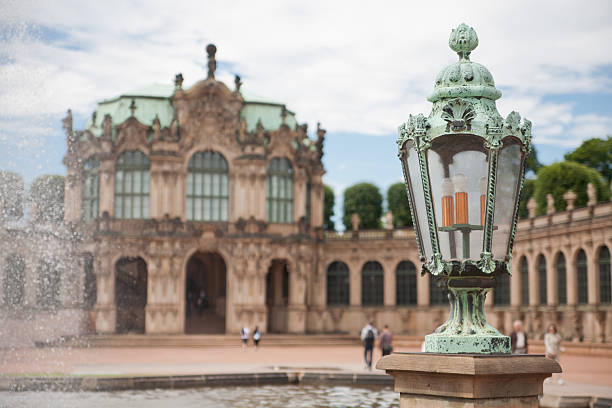 Panoramic view of Zwinger Castle in Dresden, Germany