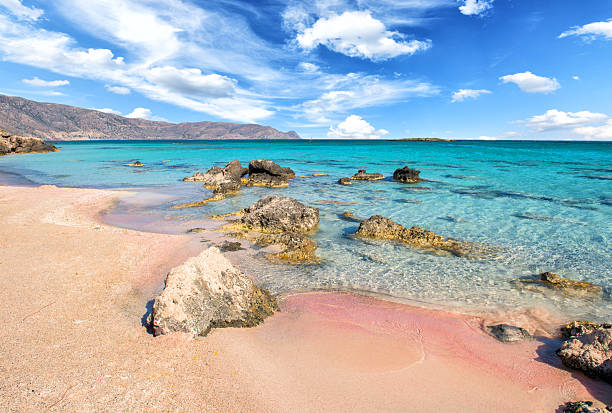 istock Famous Elafonisi beach on Greece island Crete 2214501248