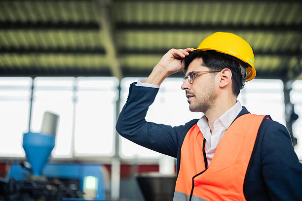 istock Supervisor at the PVC factory ready for the production check 2214502441
