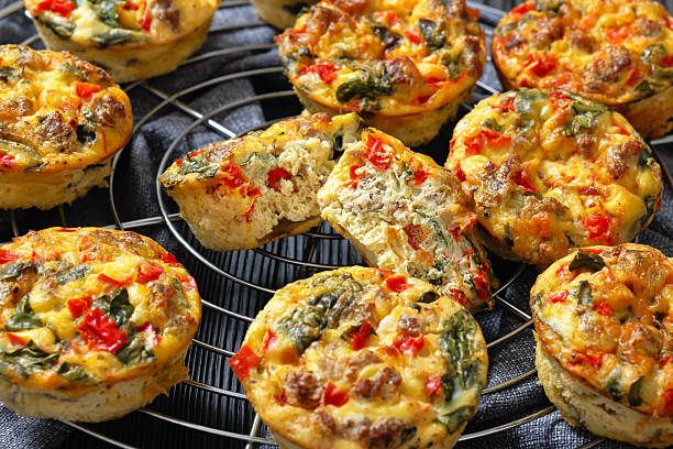 istock Frittata egg muffins with ground beef and veggies 2214504206
