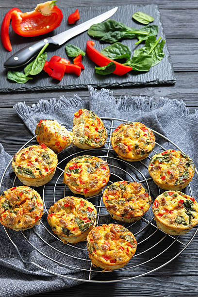 istock Frittata egg muffins with ground beef and veggies 2214504766