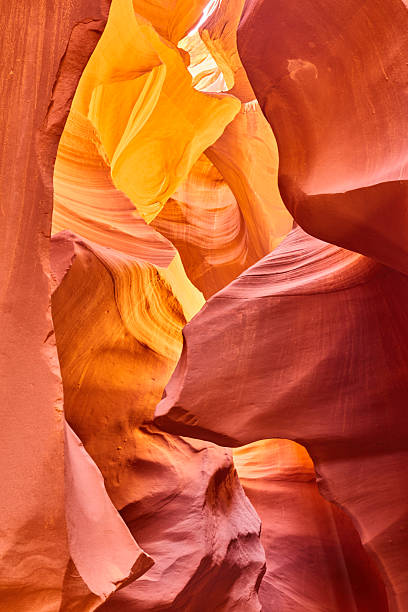 Antelope Canyon Warm Hues and Light Play, Arizona