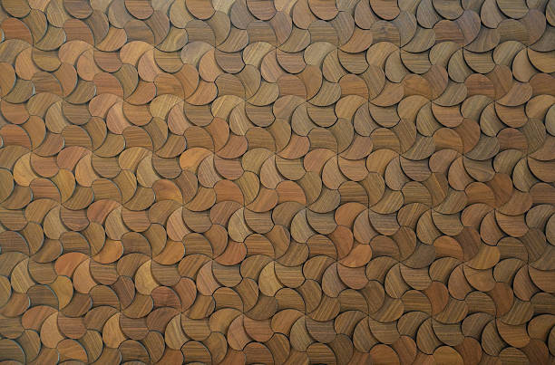 istock Intricate Pattern Of Wooden Textured Blocks 2214515399