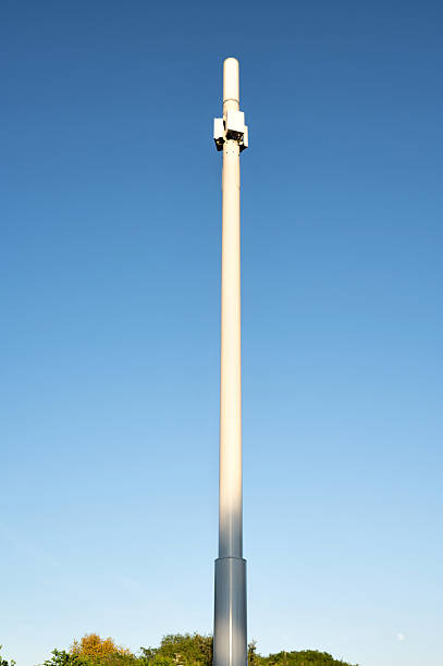 istock Cell tower against the sky. Base station. Radio tower. 2214520530