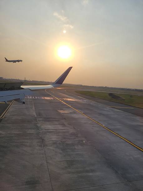 istock Indigo airlines and its flight journey 2214527370