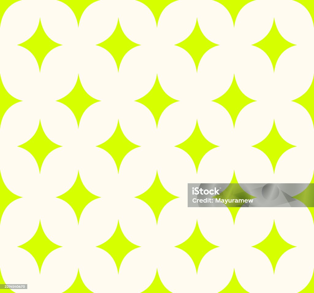 Chartreuse Pattern A Repeating Pattern Of Chartreuse Stars On A White Background Stock ...