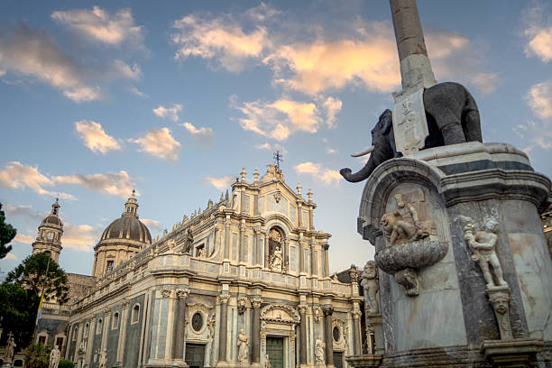 istock Catania Cathedral Square, Sicily, Italy 2214543276