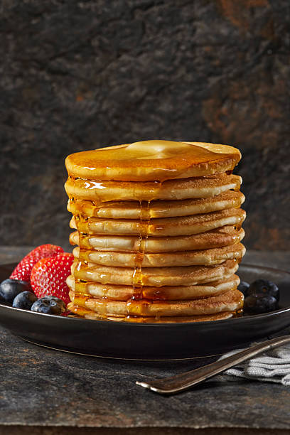 istock Tall Stack of Toaster Pancakes 2214544394