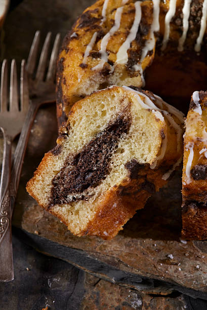 Chocolate and Vanilla Marble Bundt Coffee Cake