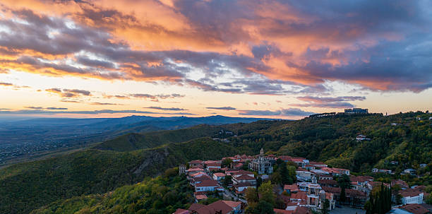 istock Rooftops and Architecture of Sighnaghi, Georgia 2214547604