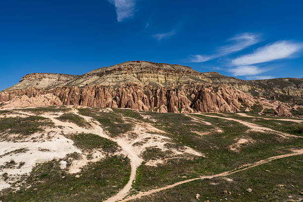 The small fairy chimneys in the valley form a lunar landscape with their strange formations. If you let your imagination run free you will find many animal shaped rocks.