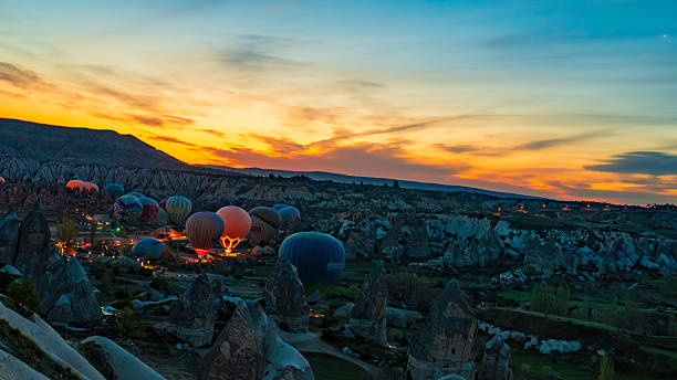 istock Magical Dawn: Sunrise Over Cappadocia's Fairy Chimneys 2214561737