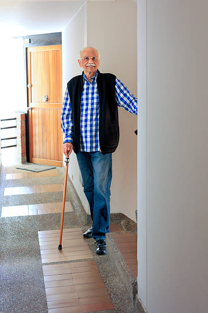 istock A 77-year-old Senior Indian Man With Walking Cane 2214570689