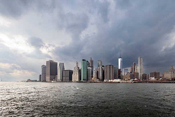 The New York City Skyline right after the July 4th firework