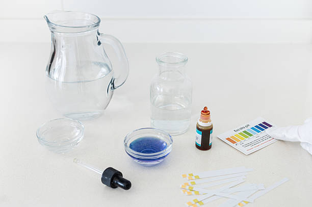 istock Water pH Testing Kit with Color Chart and Indicator Drops for Home Water Quality Analysis 2214577276