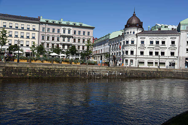 Gothenburg, swedens 2nd largest city with several historic buildings. Captured during summer season.