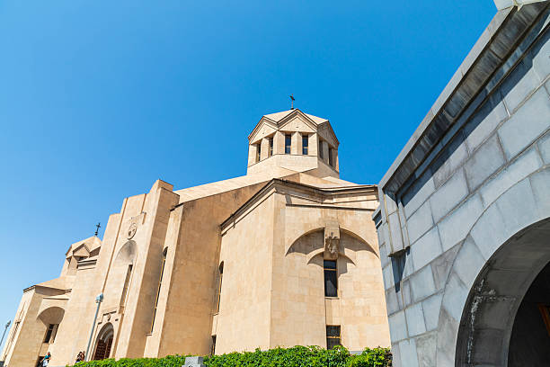istock Armenia. Yerevan. Saint Gregory the Illuminator Cathedral. Architectural detail. 2214579379