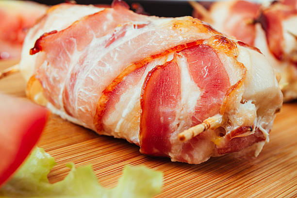 Frango Enrolado com Mussarela e Bacon: Sabor Irresistível - receita deliciosa profissional - passo 1