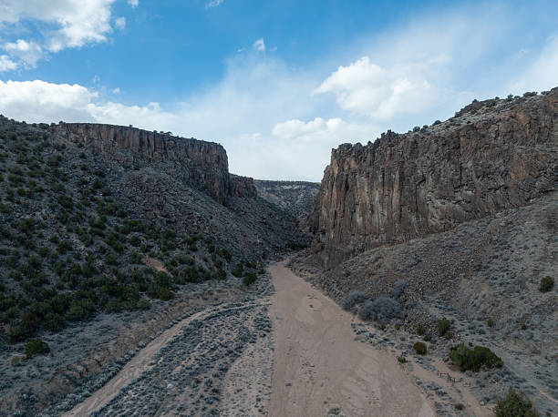 Diablo Canyon in the southwestern desert between Santa Fe and Albuquerque, New Mexico