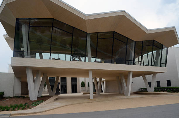 Arkansas Museum of Fine Arts, located in MacArthur Park within Little Rock, AR, USA on April 23. 2025