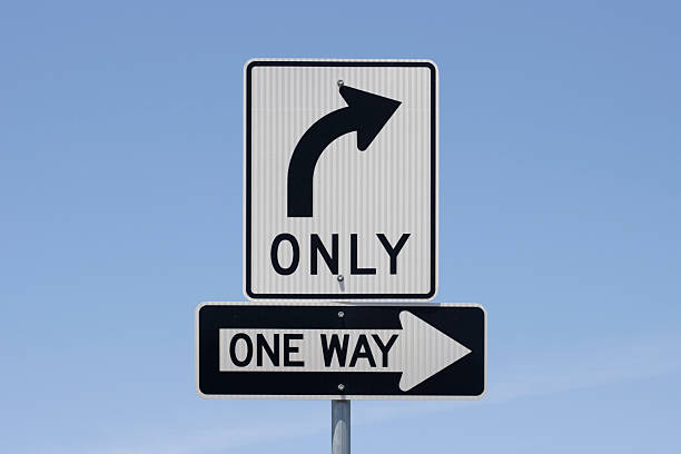 Right Turn Only and One Way Signs