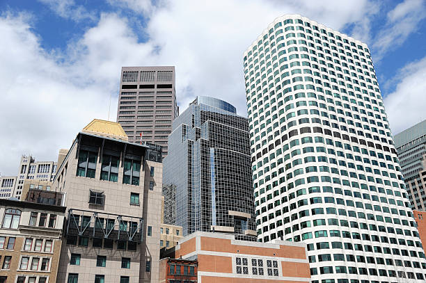 Boston downtown office building skyscrapers