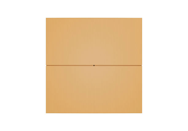 Close up packed or hidden inside a cardboard packaging box