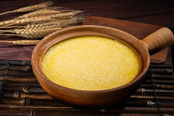 istock A porridge made from millet that is boiled for several hours, a common staple food in Eastern countries 2214611257