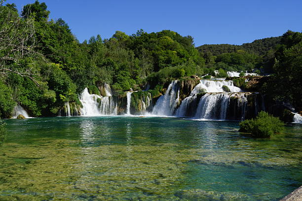 istock Summertime at a waterfall in Croatia 2214613924