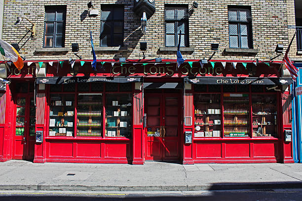 Dublin, Ireland - 03 Aug 2013: The vintage building, Dublin, Ireland