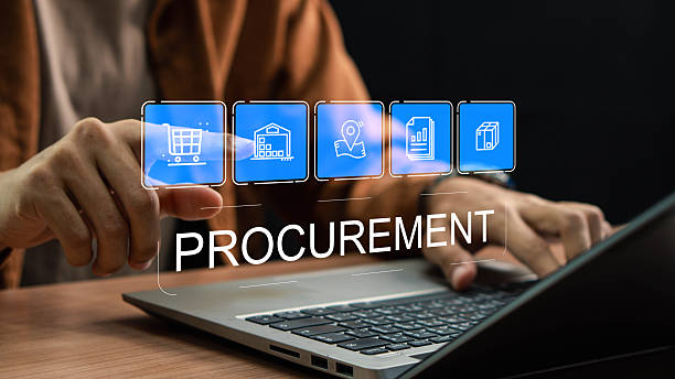 istock Procurement Management Industry concept. Supply Chain retail logistics, transportation suppliers, import export and transport industry,  virtual screen for with supply chain and retail logistics. 2214622897