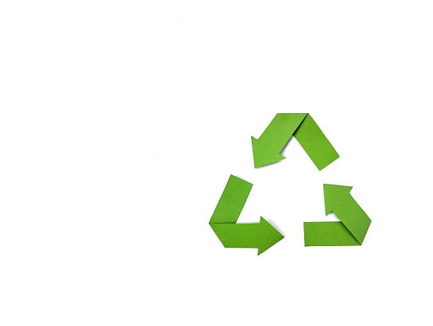 istock Recyling sign isolated on white background 2214638677