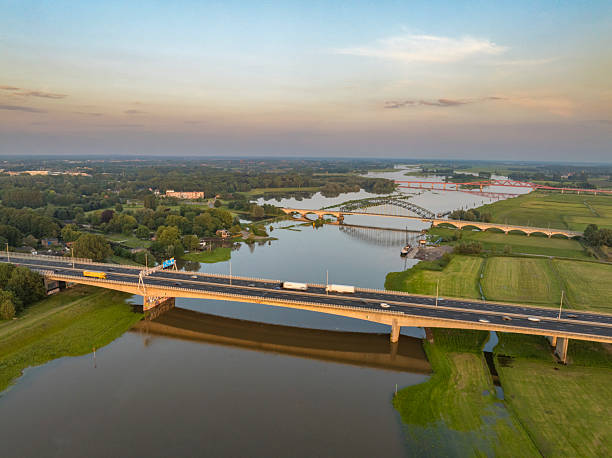 istock IJssel bridges at Zwolle landscape during sunset 2214645297