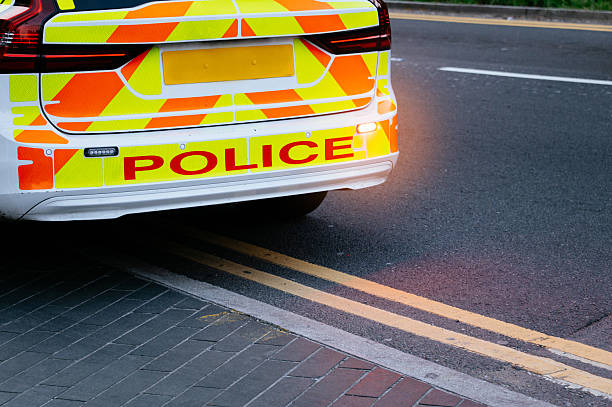 istock Police car detail 2214648276