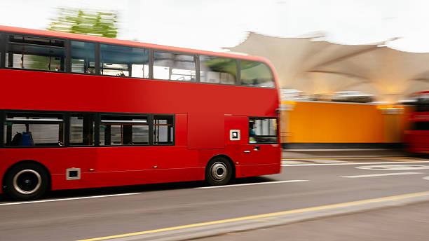 istock London bus in motion 2214649091