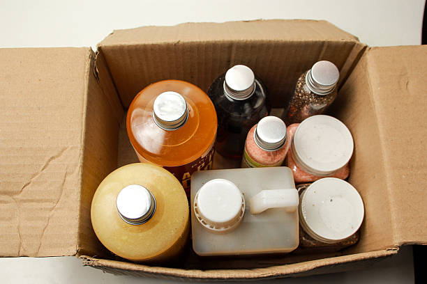 istock top view of various bottles in cardboard box 2214649535