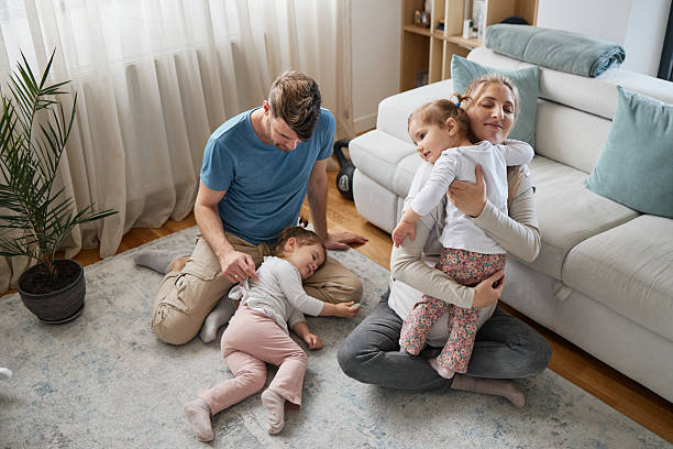 istock Playful family enjoying the day 2214658411