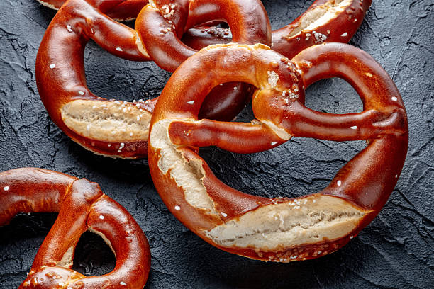 istock Pretzel or Bretzel, traditional German beer snack, a wheat bread with salt 2214660806