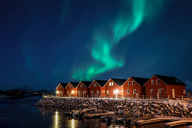 istock Northern Lights Over Leknes, Lofoten 2214666477