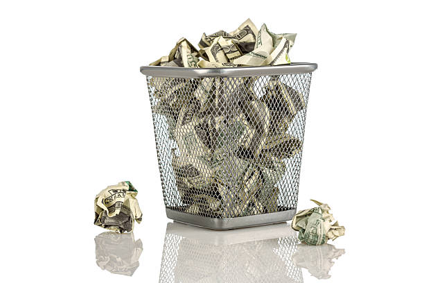 istock Money in a basket on a white background... 2214670370
