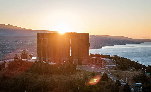 istock Sunset Over the Chronicles of Georgia Monument 2214710008