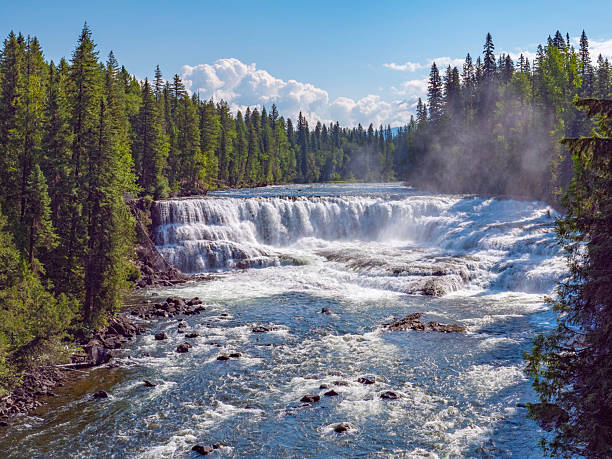 istock View on Dawson falls or Little Niagara Falls, British Columbia, Canada. 2214710878