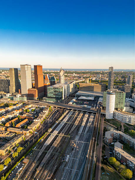 istock Skyline of The Hague at dawn. 2214715019